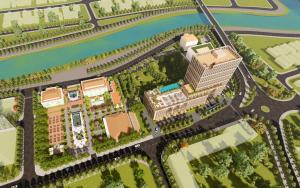 Una vista aérea de Hotel Công Tử Bạc Liêu