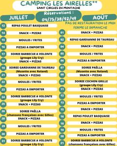 Zdjęcie z galerii obiektu camping hôtel les airelles w mieście Saint-Cirgues-en-Montagne