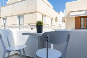 Balkón nebo terasa v ubytování Naxos Ark