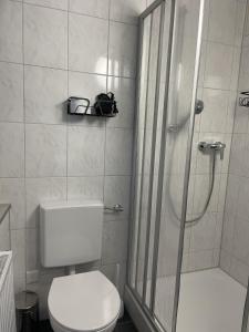 Koupelna v ubytování Hotel König Humbert