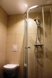Koupelna v ubytování Støren Hotel