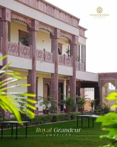 a rendering of the royal grandeur hotel at Yashvrinda in Mandor