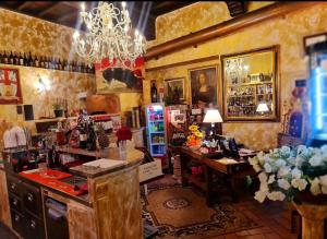 Lounge nebo bar v ubytování SUITE CARAVAGGIO