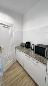 Kuchyňa alebo kuchynka v ubytovaní Apartsalou Tati