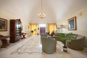 A seating area at Agriturismo Villantica