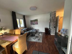 Posezení v ubytování Apartment Leitn