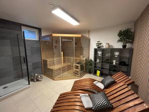 Kopalnica v nastanitvi Apartment Leitn