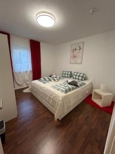 Postelja oz. postelje v sobi nastanitve Apartment Leitn