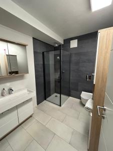 Koupelna v ubytování Apartment Leitn + 18 fotografií