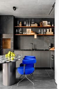 Dapur atau dapur kecil di Apto Boutique Centro Balneario Camboriu - Prisma +17 gambar