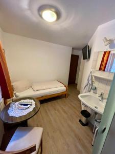 TV a/nebo společenská místnost v ubytování Haus Gröblacher