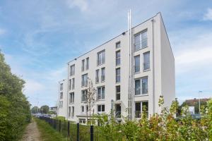 Budova, kde se aparthotel nachází