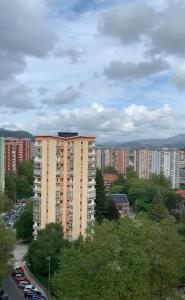 Udsigt til San Sebastián eller udsigt til byen taget fra lejligheden