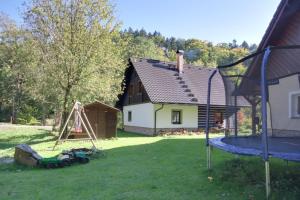 Zahrada ubytování Roubenky Sunny Hill Cottages