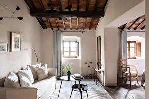 Istumisnurk majutusasutuses Pieve Aldina Relais & Châteaux