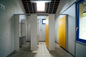 Koupelna v ubytování CAMPING LES GRAVELETS 2étoiles