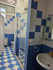 Koupelna v ubytování Hostel Nikšić