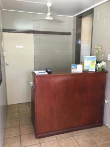 Ο χώρος του λόμπι ή της ρεσεψιόν στο Plantation Park Motor Inn