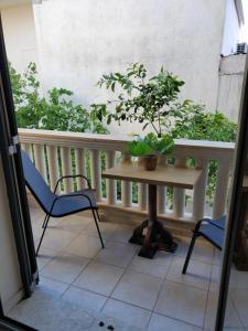 A balcony or terrace at Sior Dionysios Apartments