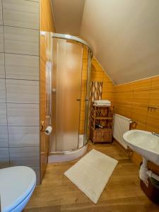 Kúpeľňa v ubytovaní Willa Konda - bania , sauna