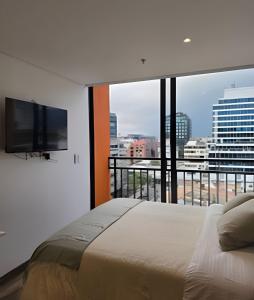 En eller flere senge i et værelse på vestrip - taj - 97, cerca a el parque de la 93