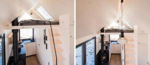 Postel nebo postele na pokoji v ubytování Mobile Hut - Resort Statek Starý Týn - luxusní glampingové ubytování