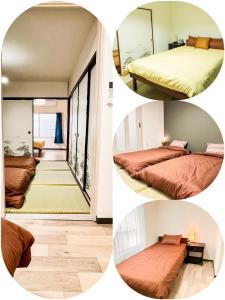 Posezení v ubytování An-shao-ya安嶼屋 8minutes walk to JR Teradacho Loop Line Station 13minutes walk to Tennoji Mall
