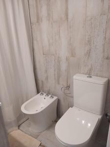 Et badeværelse på Punta Ameghino