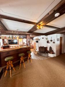 Lounge nebo bar v ubytování Gästehaus Marchler