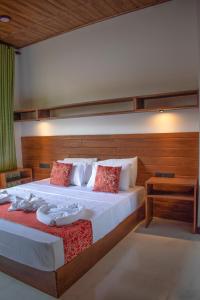 Postel nebo postele na pokoji v ubytování Caliza Unawatuna by Sea Cloud