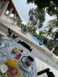 Jídlo v prázdninového domu nebo okolí