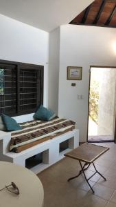 Posezení v ubytování Cabaña Tala Huasi