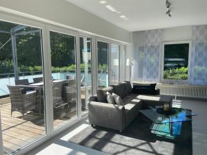 Posezení v ubytování Ferienwohnung Nele