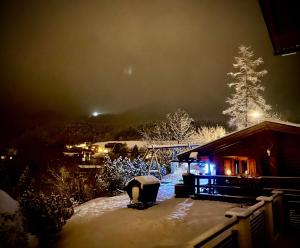 Tiroler Blockhaus durante l'inverno