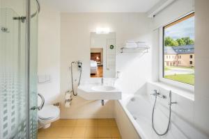 Koupelna v ubytování Resort Svata Katerina