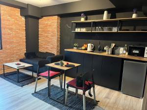 Nhà bếp/bếp nhỏ tại Mickitos Cozy Studio One