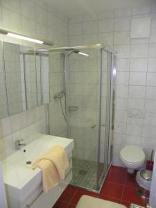 Koupelna v ubytování Ferienwohnung Ski-Hans