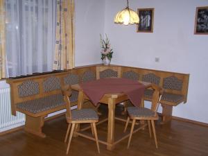 Posezení v ubytování Ferienwohnung Ski-Hans