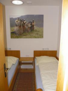 Postel nebo postele na pokoji v ubytování Ferienwohnung Ski-Hans