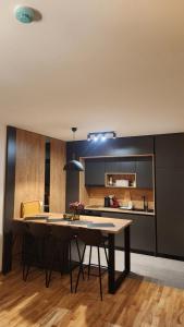 Kuchyň nebo kuchyňský kout v ubytování Vucko apartmani 10 i 12