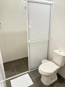 Koupelna v ubytování Casa Turbay