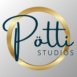 a vector illustration of hindu symbols in a gold circle at Pötti Studios in Zupfing