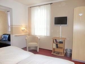 TV a/nebo společenská místnost v ubytování Hotel Waldhaus-Hutzelhöh