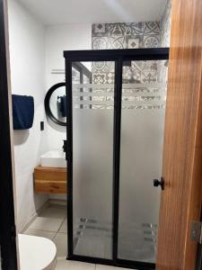 Koupelna v ubytování Apartamentos 31
