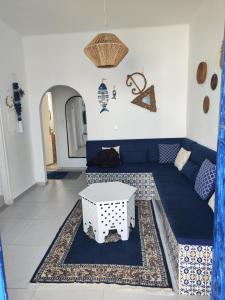 Χώρος καθιστικού στο Villa dar nina hergla