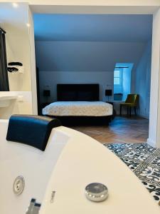 Letto o letti in una camera di Villa Edelweiss Stuhleck