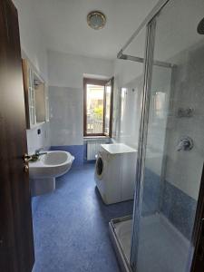 Koupelna v ubytování Agrati Residence