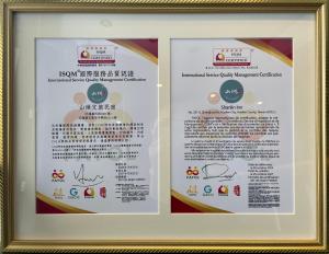 Certifikát, hodnocení, plakát nebo jiný dokument vystavený v ubytování Shanlin INN