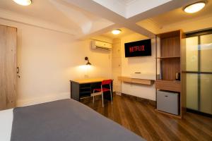 Kuchyň nebo kuchyňský kout v ubytování Blok M Residence + 19 fotografií