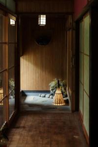 Letto o letti in una camera di 山都せせらぎ荘